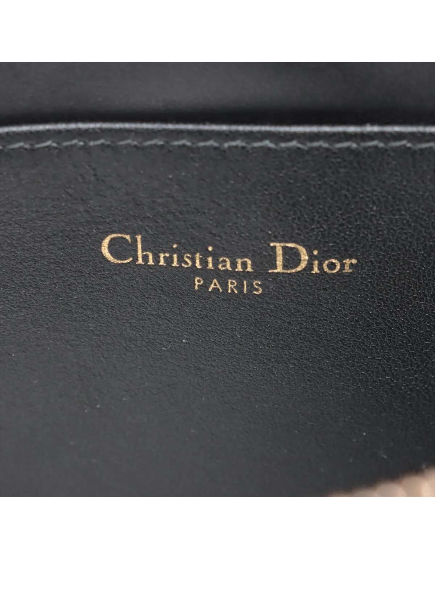 CHRISTIAN DIOR Cannage Leather Clutch