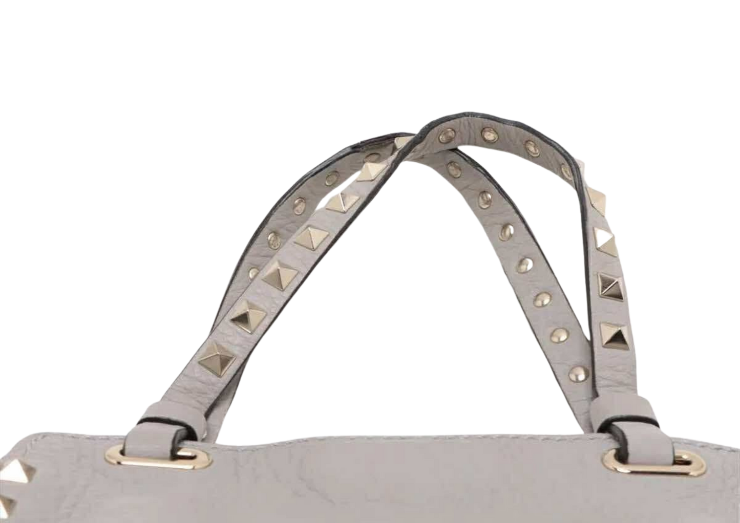 VALENTINO Rockstuds Leather 2Way Handbag