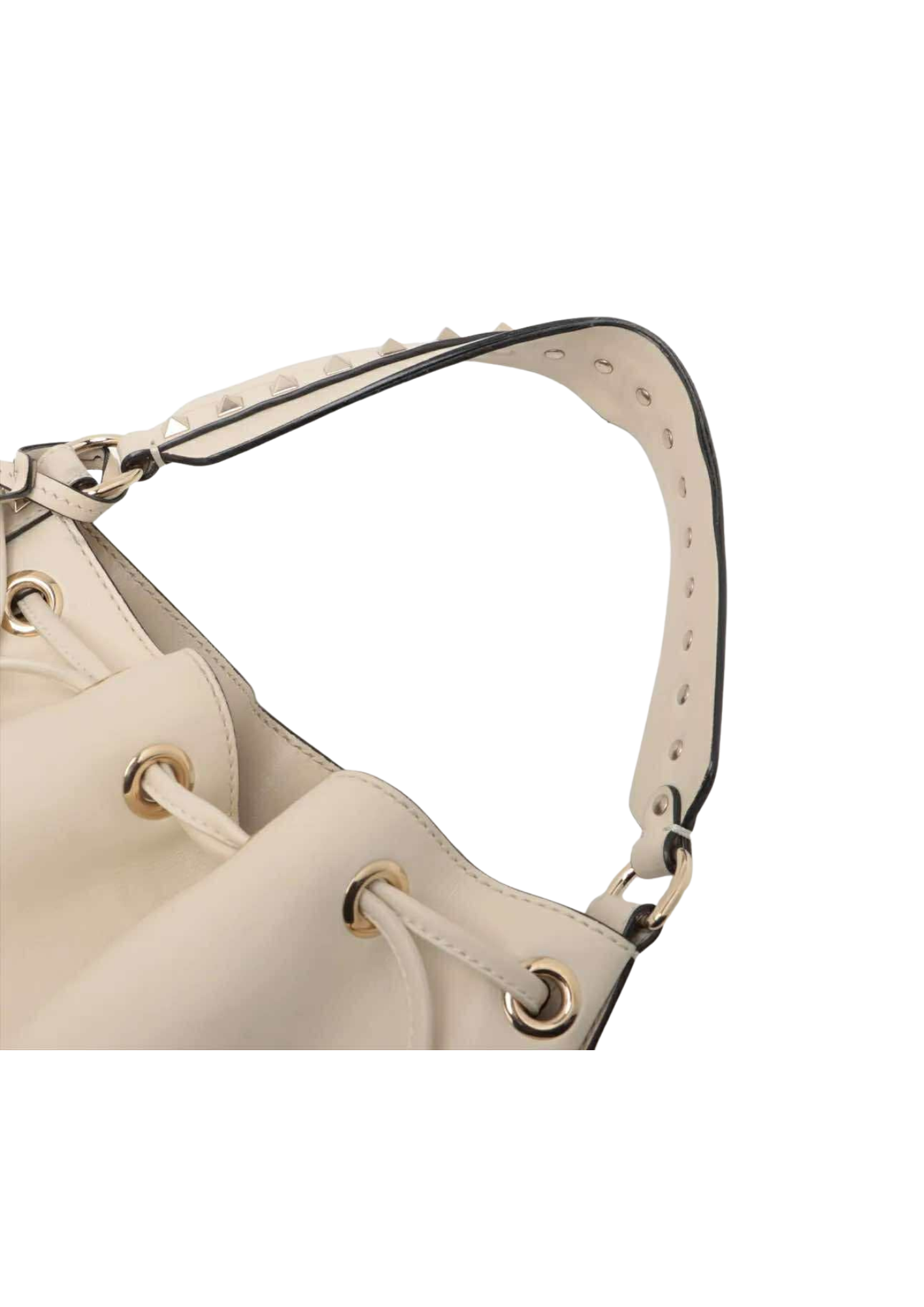 VALENTINO Ivory Leather 2Way Shoulder Bag