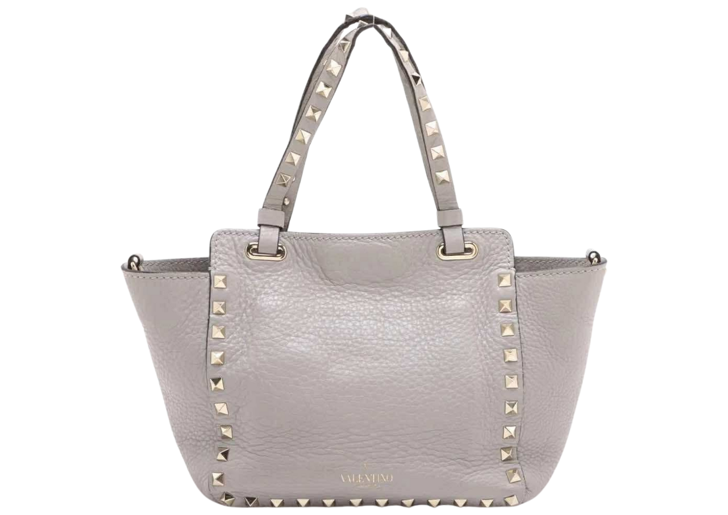 VALENTINO Rockstuds Leather 2Way Handbag
