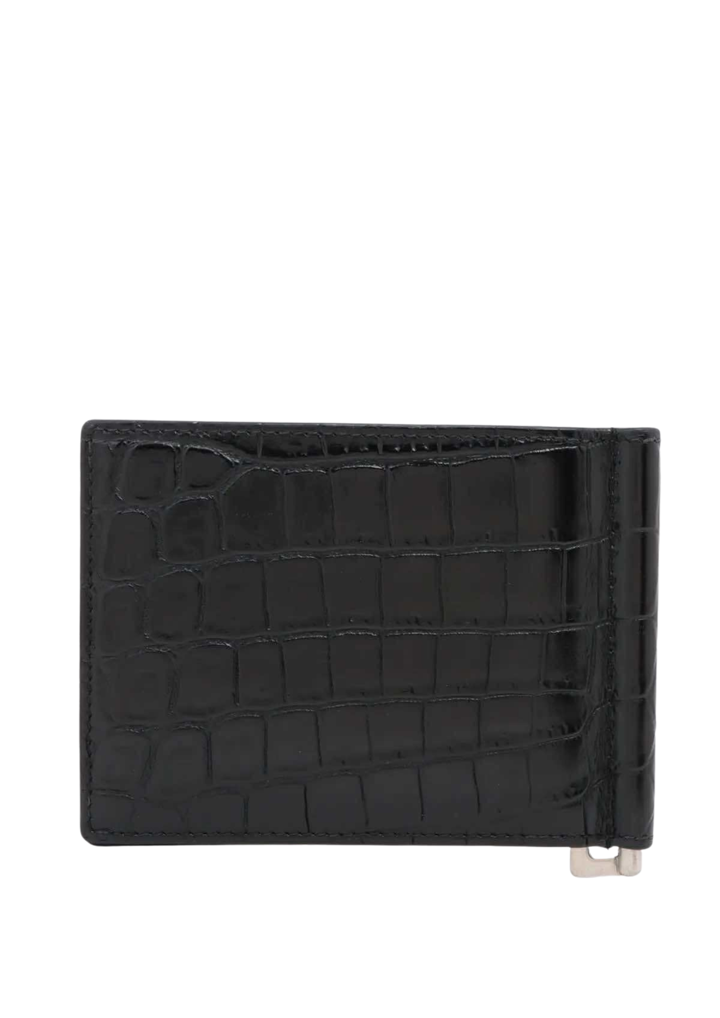 SAINT LAURENT Mock Croc Money Clip