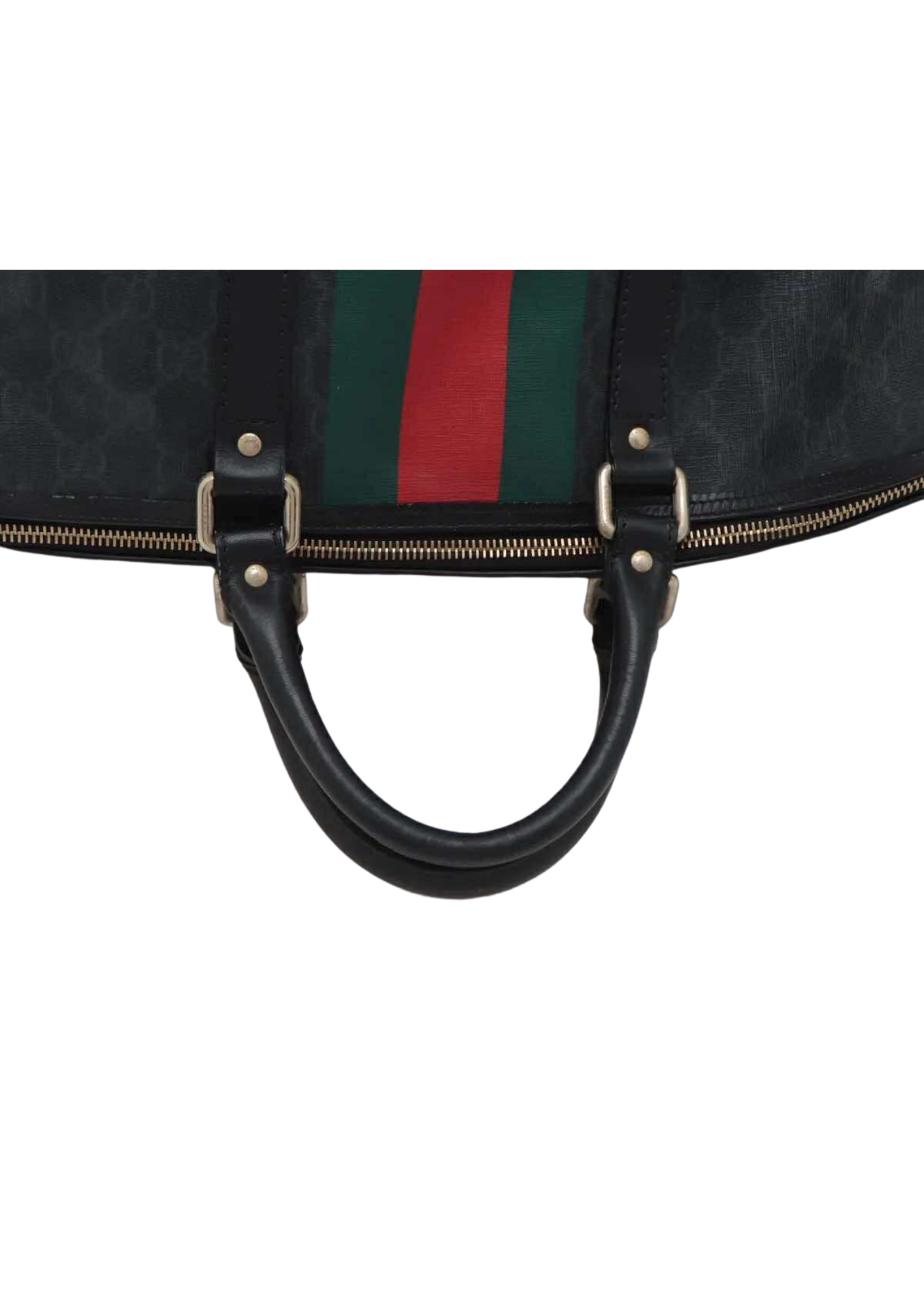 GUCCI GG Supreme Sherry Line Boston bag