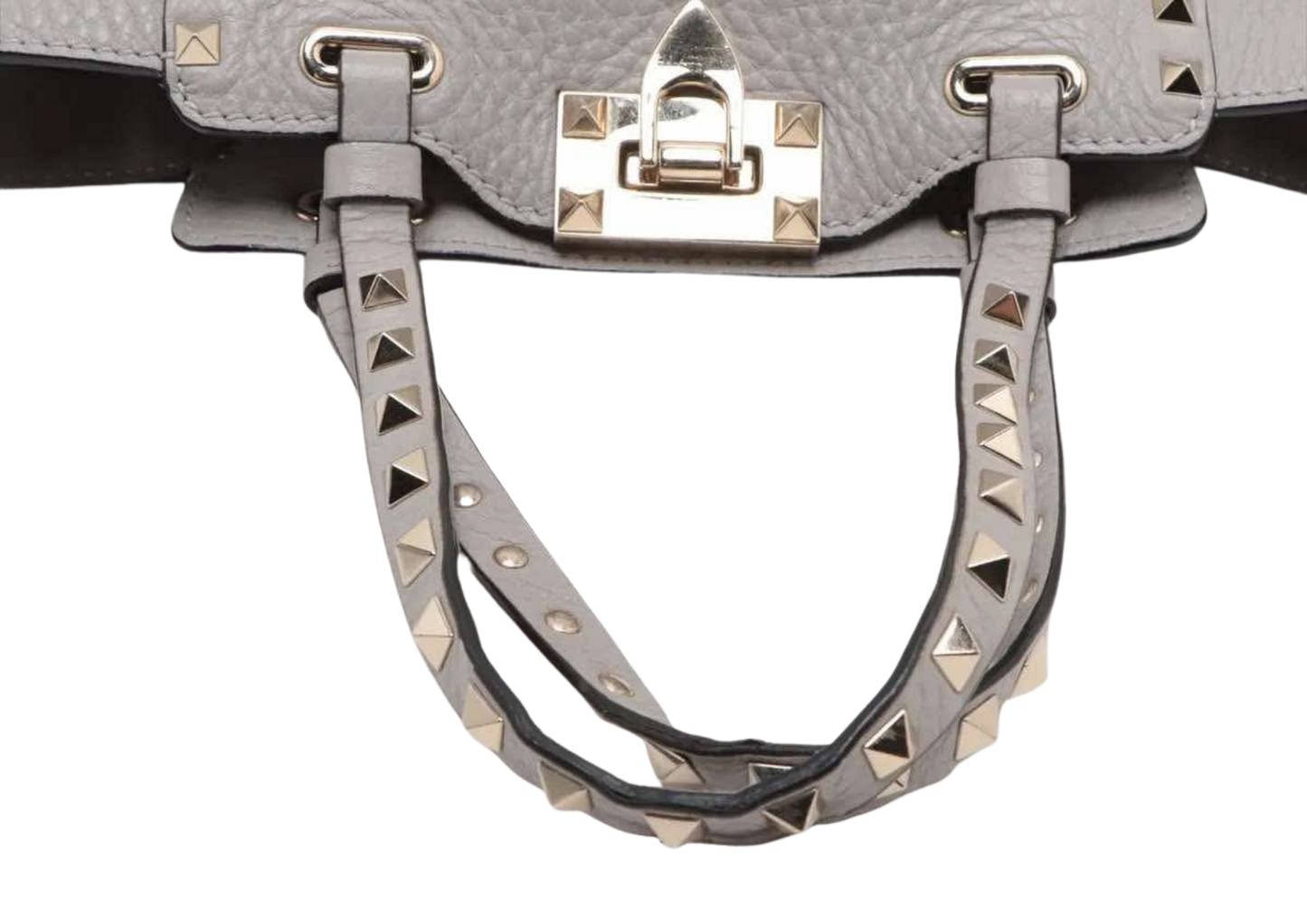 VALENTINO Rockstuds Leather 2Way Handbag