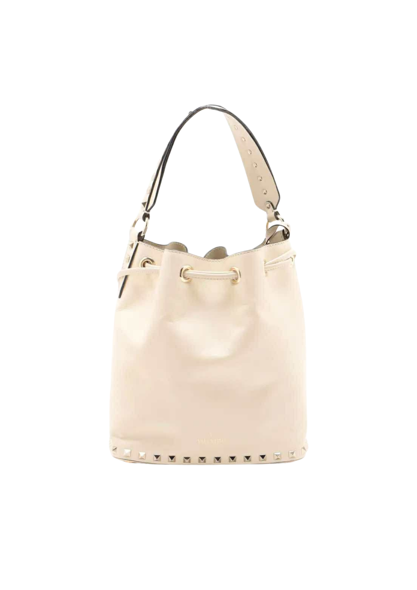 VALENTINO Ivory Leather 2Way Shoulder Bag