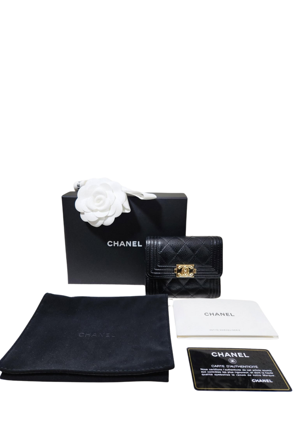 CHANEL Boy Chanel Small Flap Wallet