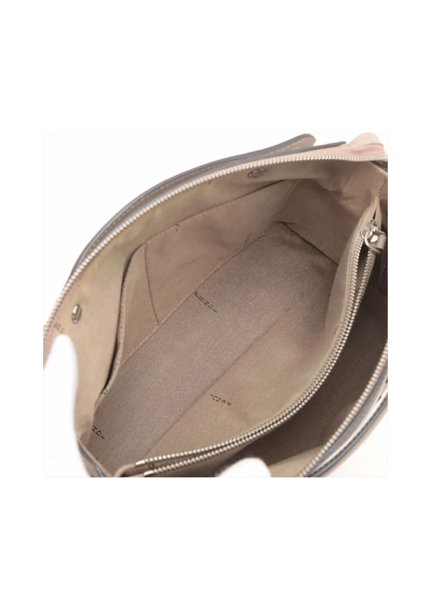 FENDI By the way Leather 2Way Handbag Brown