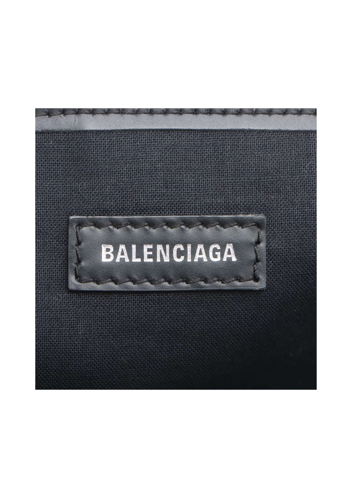 BALENCIAGA Navy Cabas Handbag