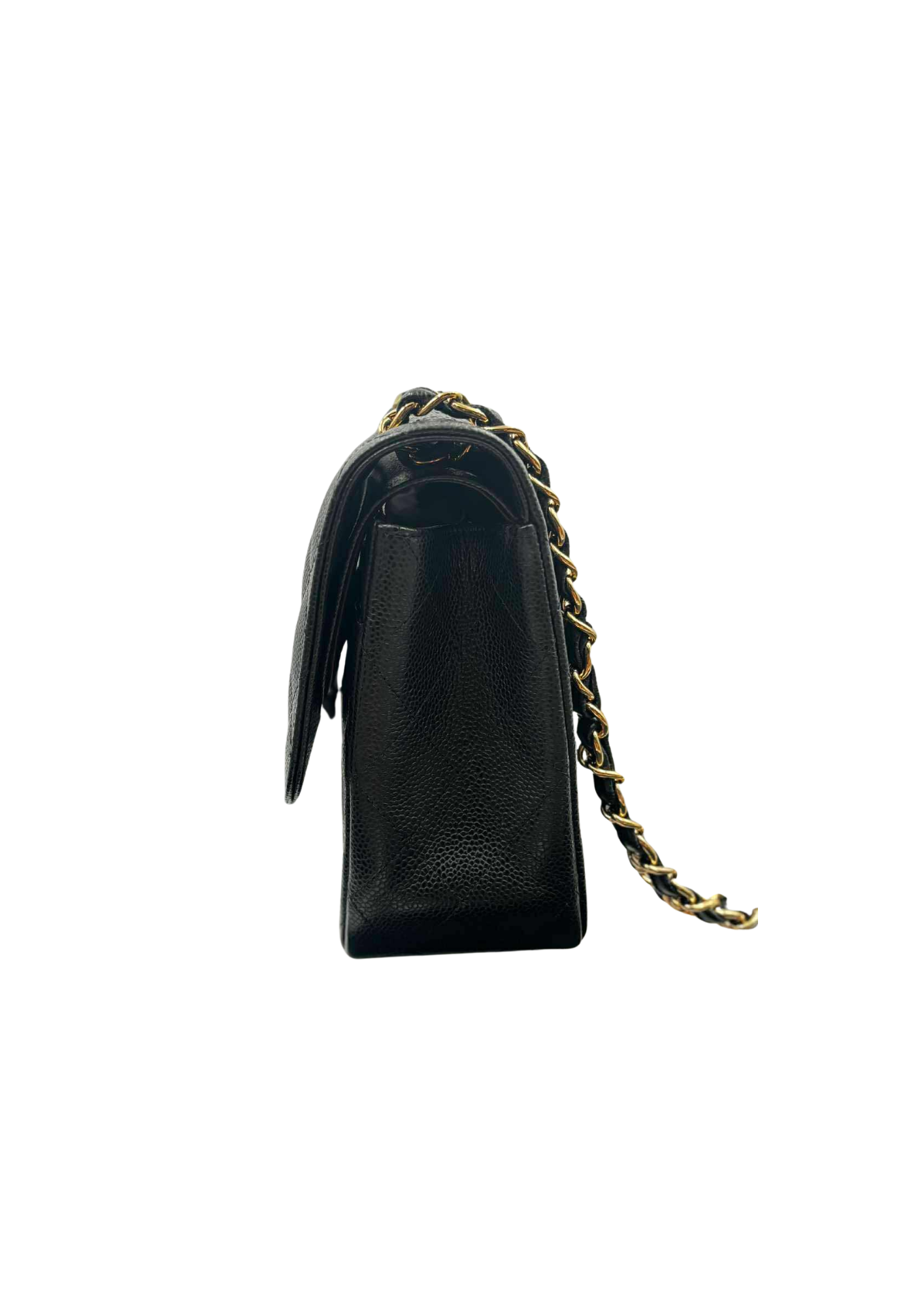 CHANEL Double Flap Caviar Quilted Jumbo