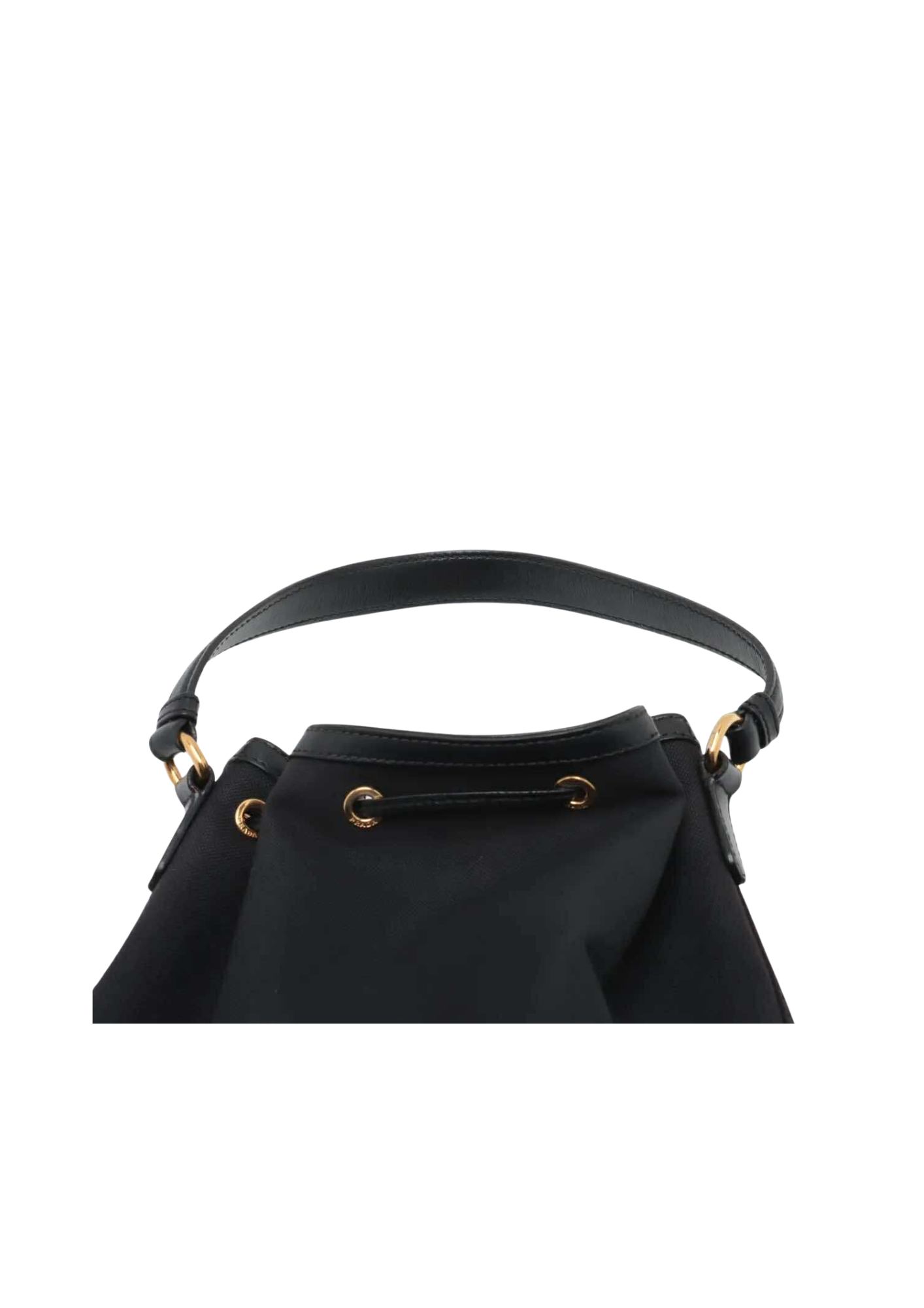 PRADA Logo Jacquard 2Way Shoulder Bag