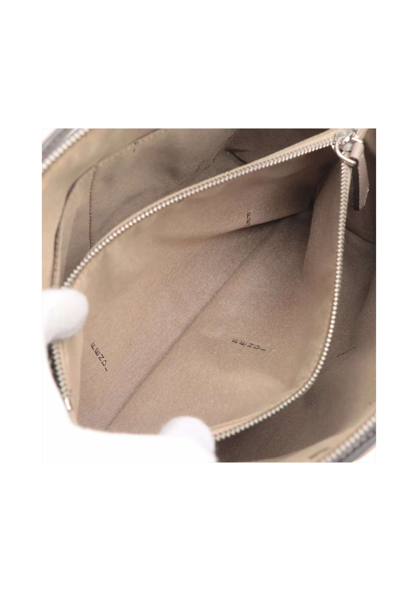 FENDI By the way Leather 2Way Handbag Brown