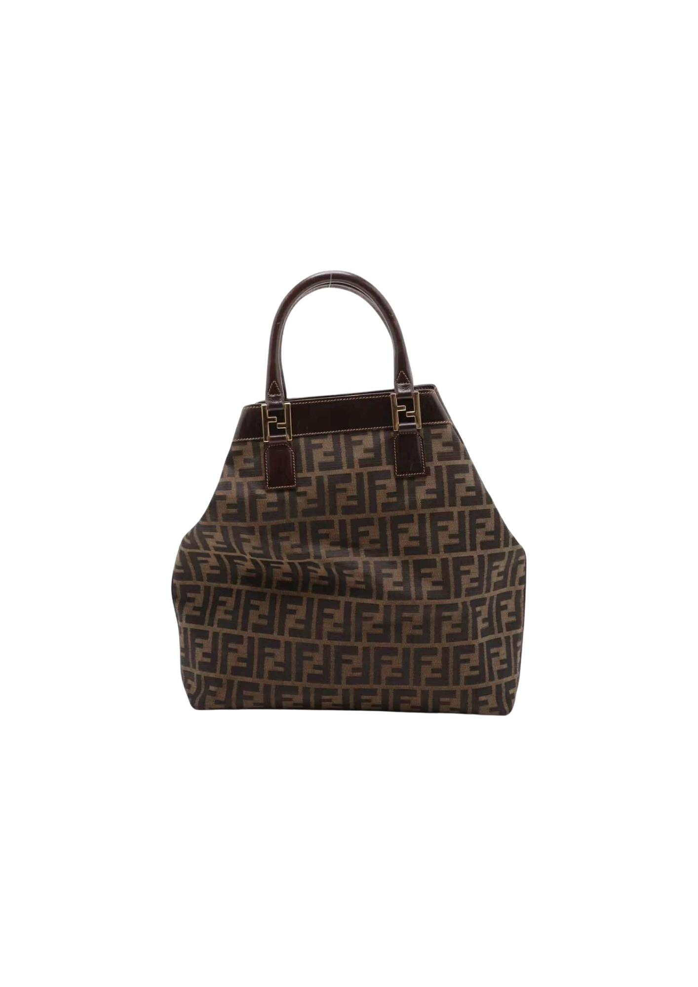 FENDI Zucca Canvas 2 Way Handbag