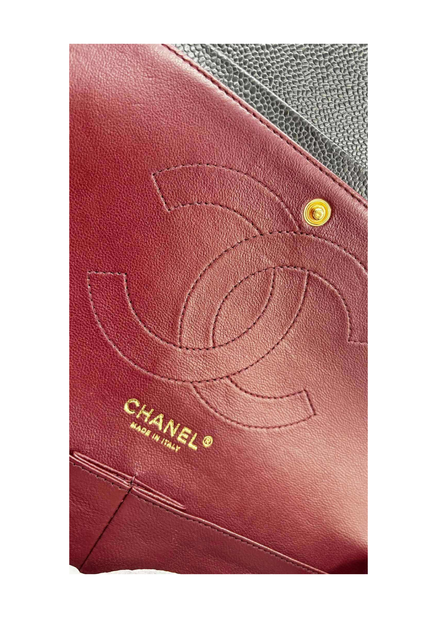 CHANEL Double Flap Caviar Quilted Jumbo