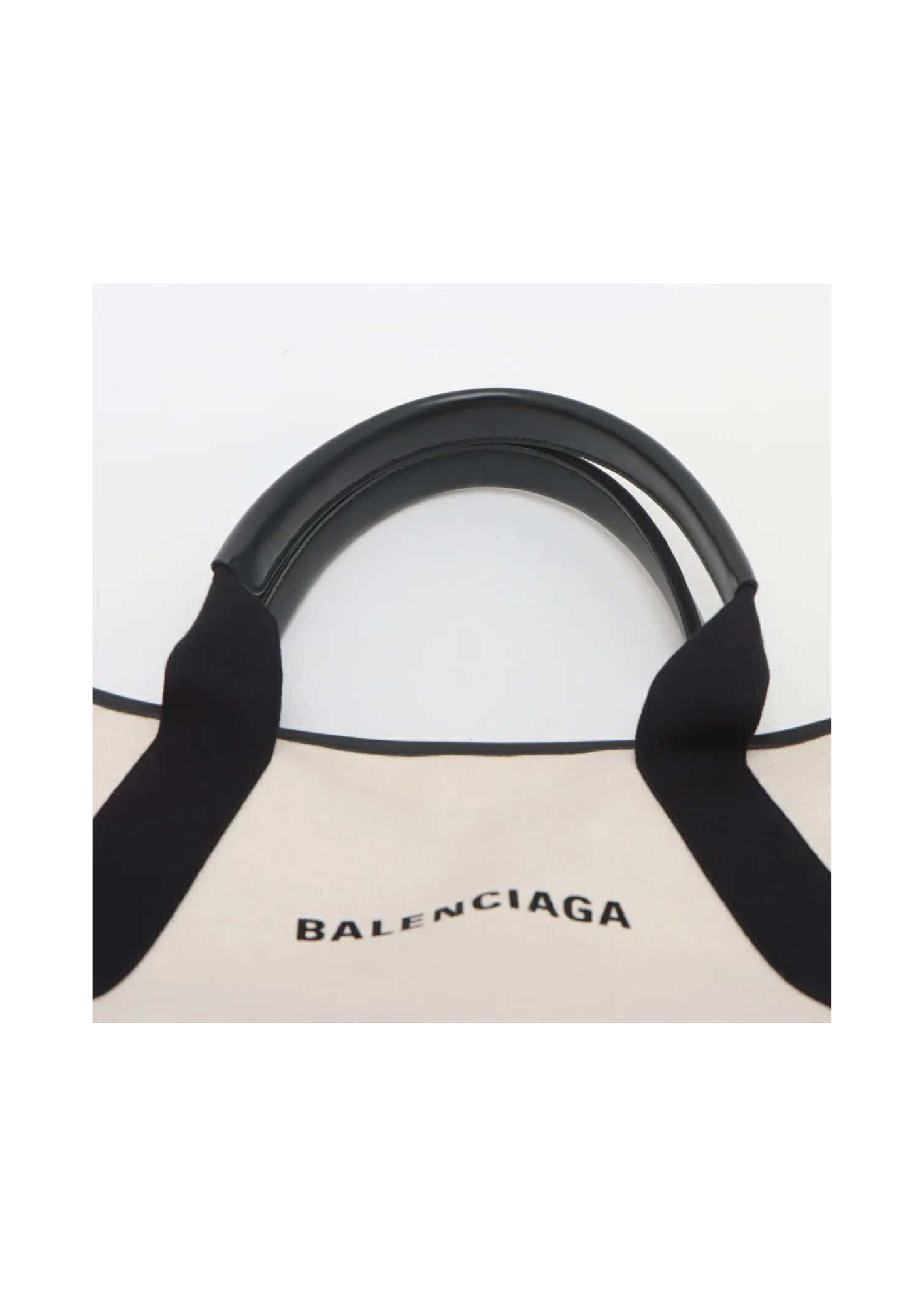 BALENCIAGA Navy Cabas Handbag