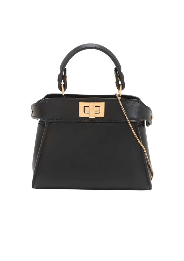 FENDI Nano Peekaboo Leather 2Way Handbag 7AS294
