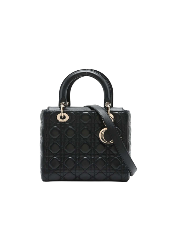 CHRISTIAN DIOR Lady Dior 2Way Handbag