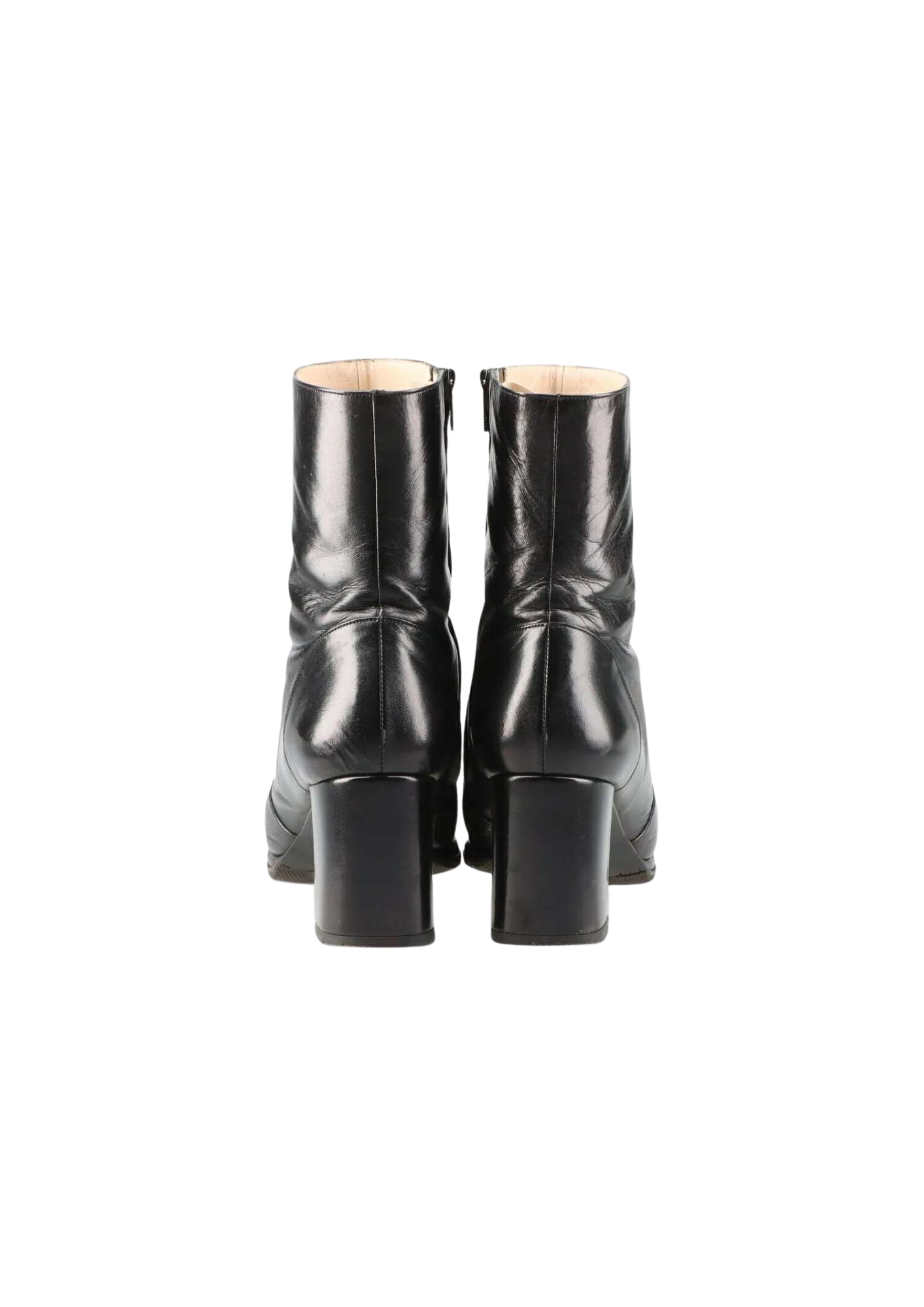 CHANEL Coco Mark Short Boots Ladies 35.5