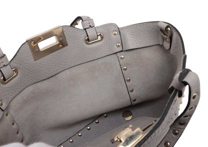 VALENTINO Rockstuds Leather 2Way Handbag