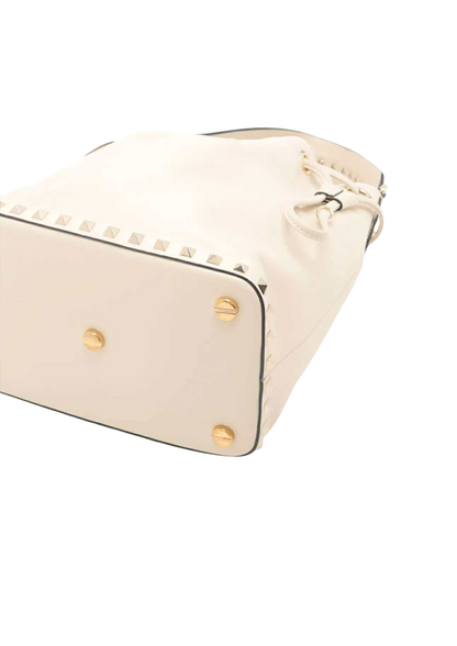 VALENTINO Ivory Leather 2Way Shoulder Bag