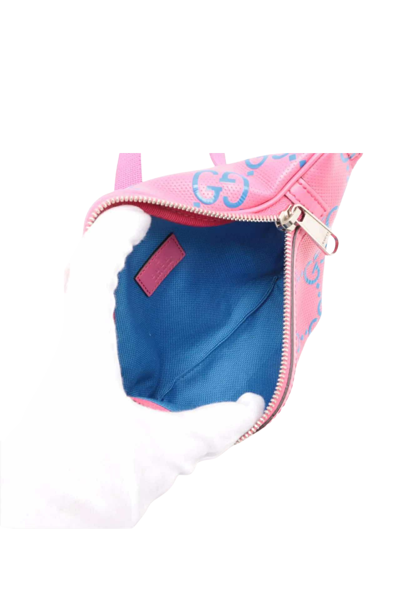 GUCCI GG embossed Leather Waist Bag