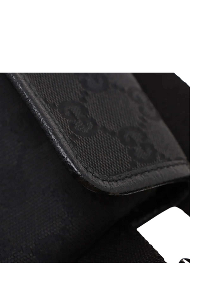 GUCCI GG Canvas Leather Sling Backpack