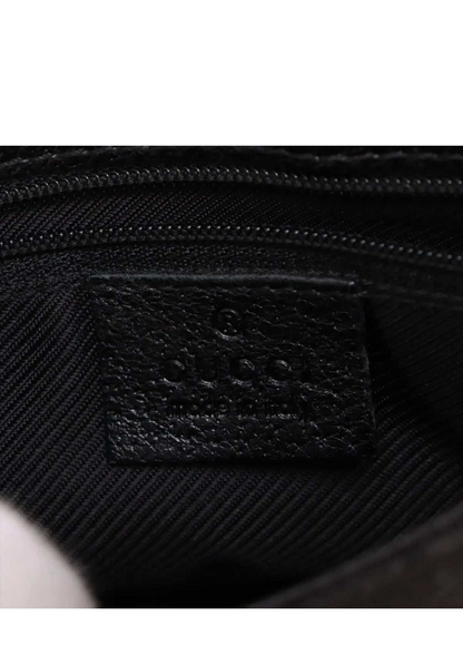 GUCCI GG Canvas Leather Sling Backpack