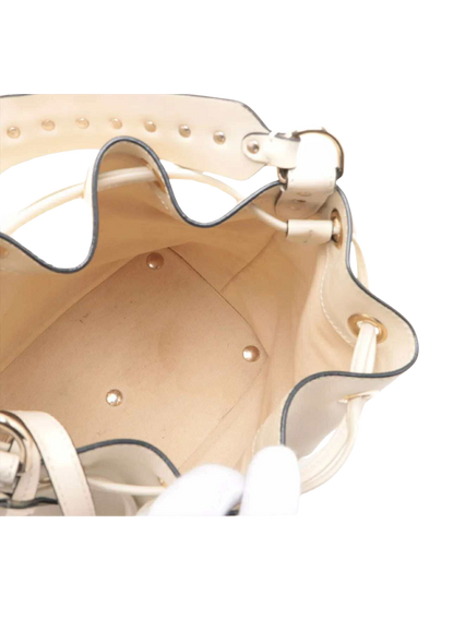 VALENTINO Ivory Leather 2Way Shoulder Bag