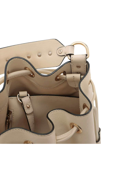VALENTINO Ivory Leather 2Way Shoulder Bag