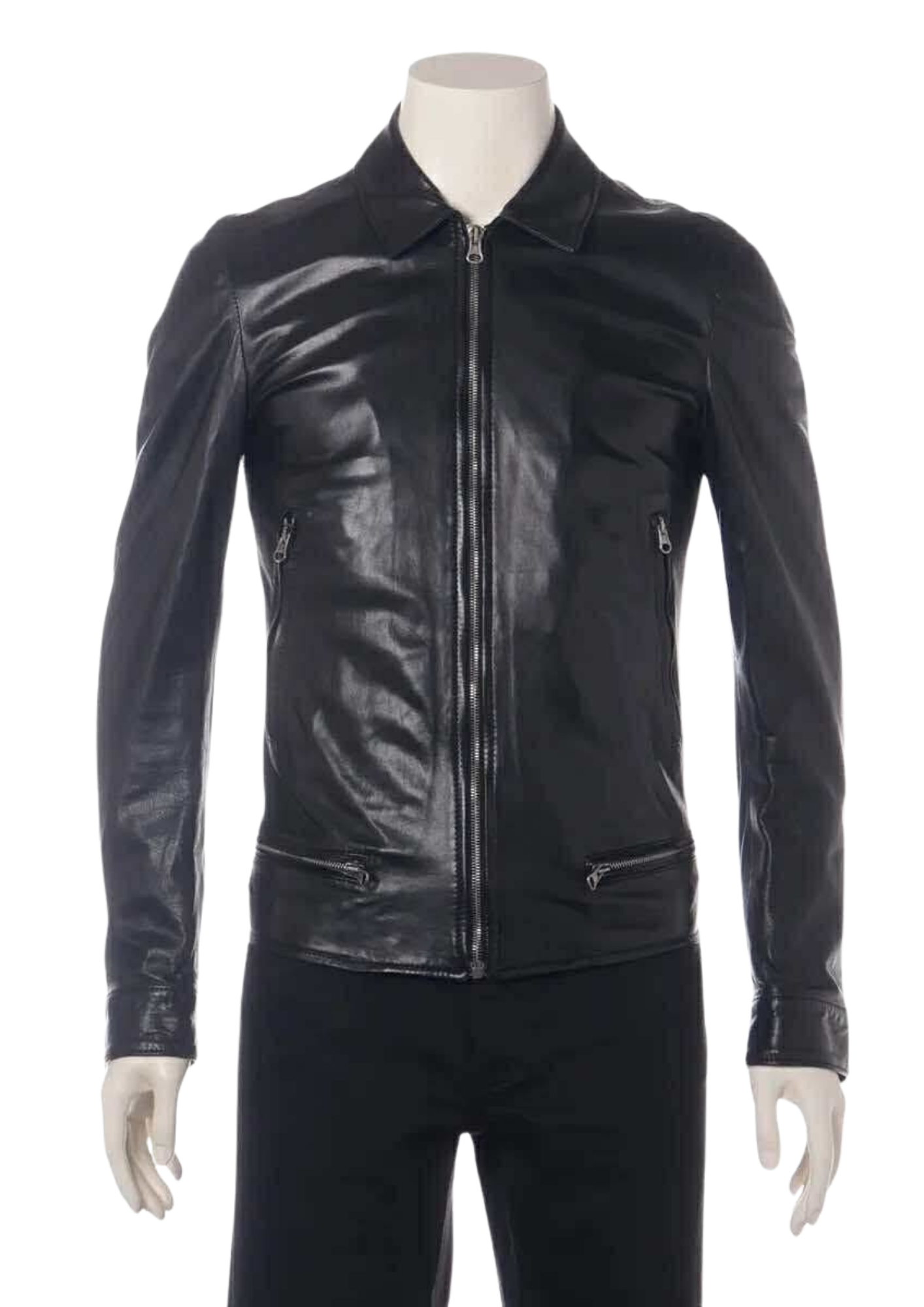 DOLCE & GABBANA Lambskin Leather Jacket