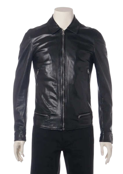 DOLCE & GABBANA Lambskin Leather Jacket