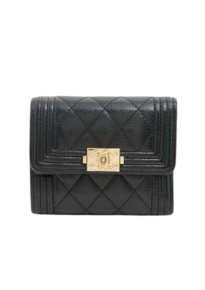 CHANEL Boy Chanel Small Flap Wallet