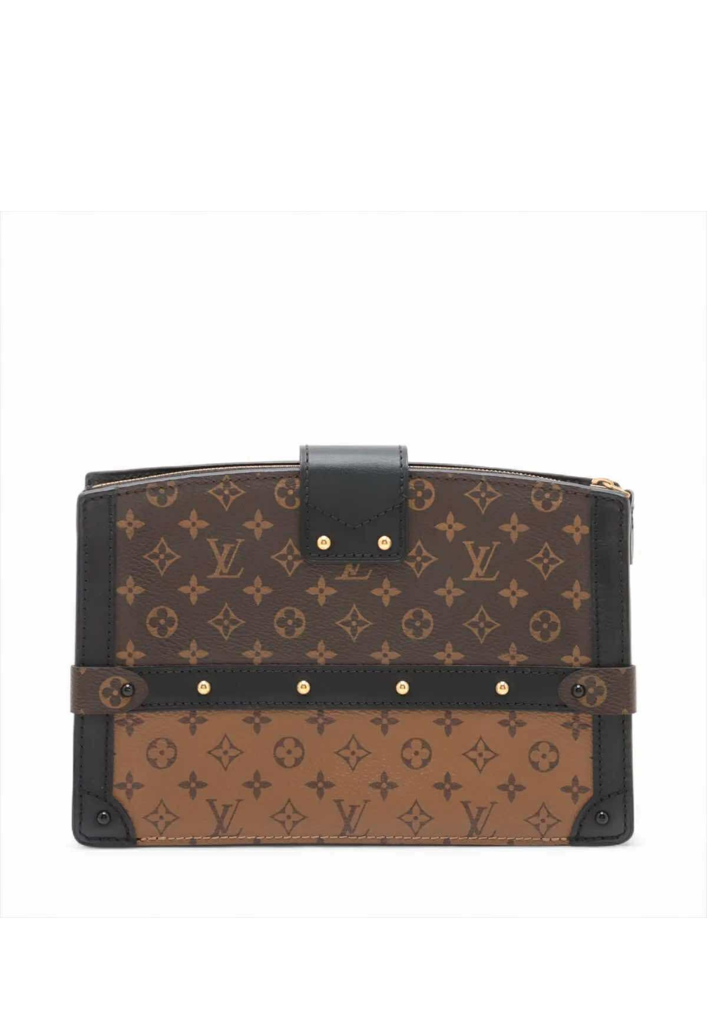 LOUIS VUITTON Monogram reverse Trunk Clutch