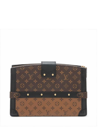 LOUIS VUITTON Monogram reverse Trunk Clutch