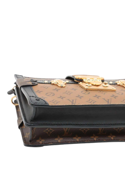 LOUIS VUITTON Monogram reverse Trunk Clutch