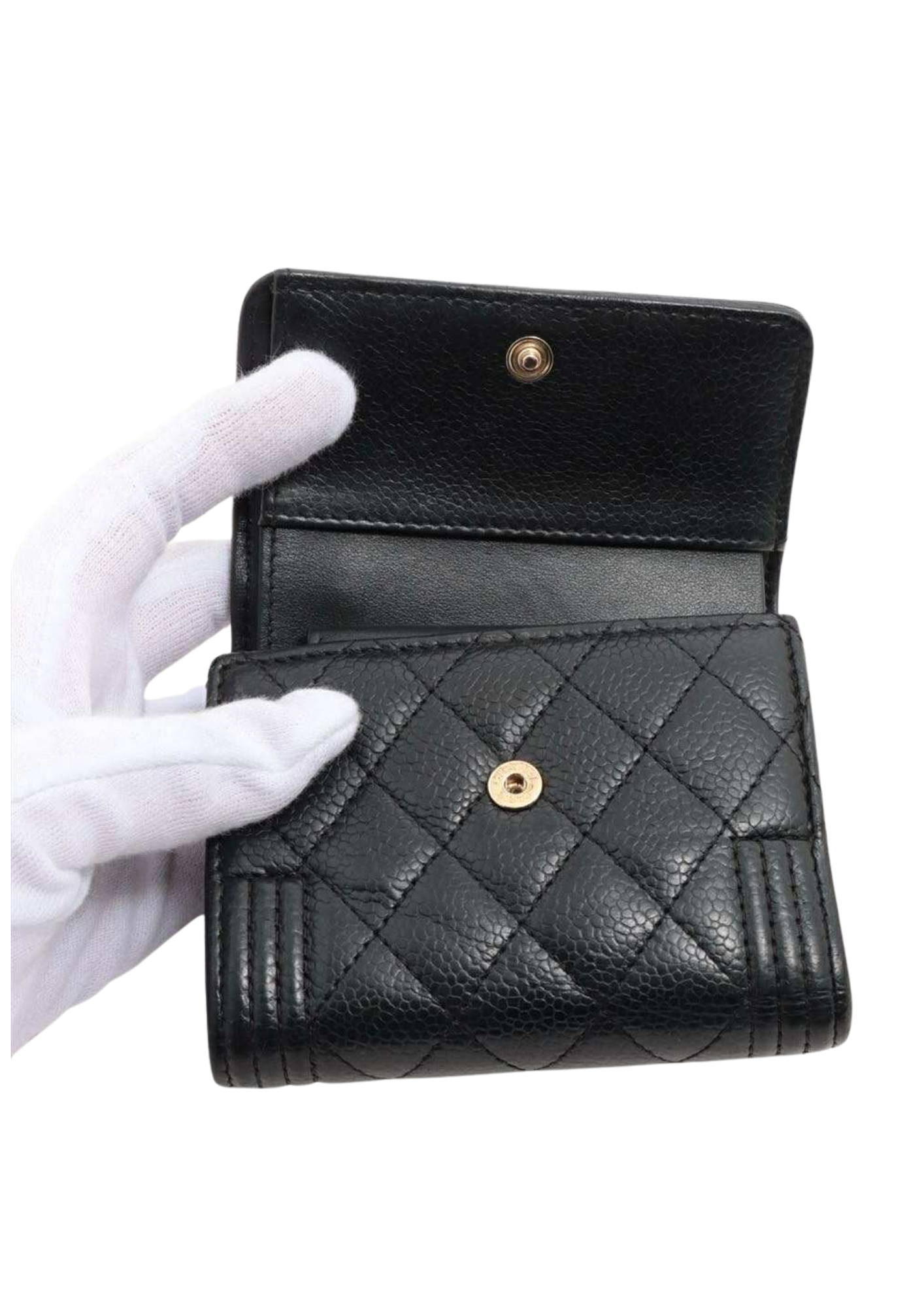 CHANEL Boy Chanel Small Flap Wallet