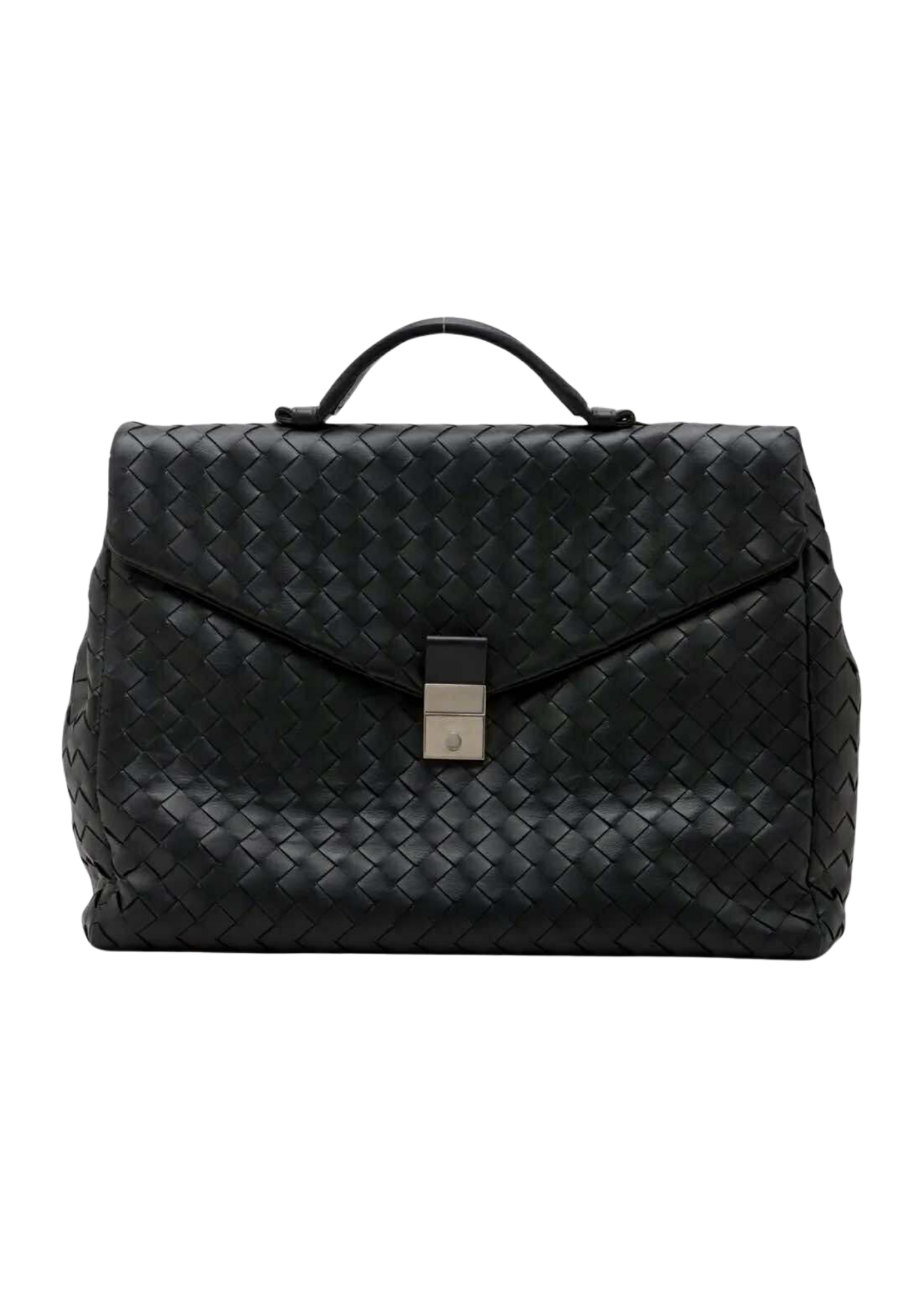 BOTTEGA VENETA Intrecciato Leather Briefcase Bag