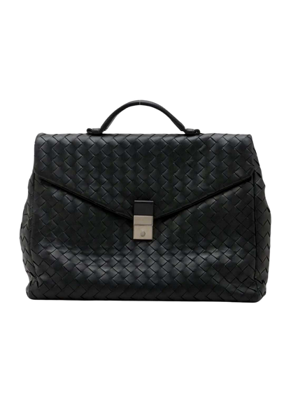 BOTTEGA VENETA Intrecciato Leather Briefcase Bag