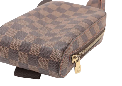 LOUIS VUITTON Damier Geronimos Ebene Shoulder Bag