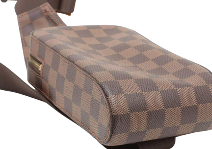 LOUIS VUITTON Damier Geronimos Ebene Shoulder Bag