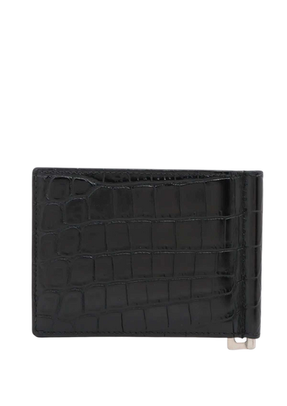 SAINT LAURENT Mock Croc Money Clip