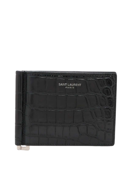 SAINT LAURENT Mock Croc Money Clip