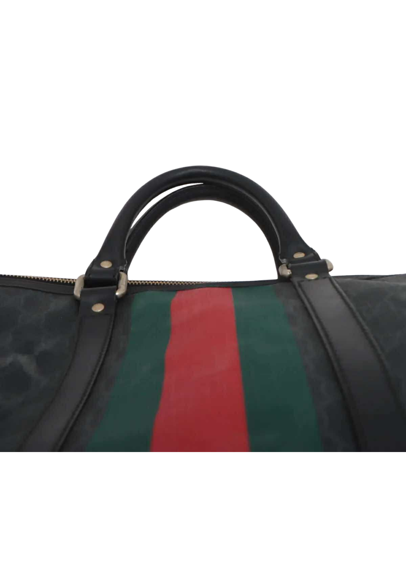 GUCCI GG Supreme Sherry Line Boston bag