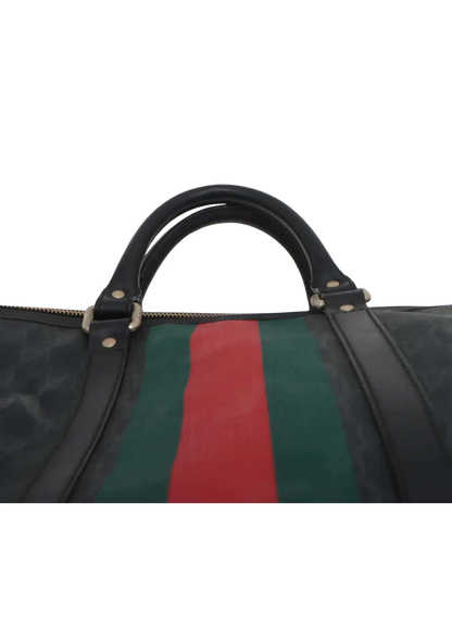 GUCCI GG Supreme Sherry Line Boston bag