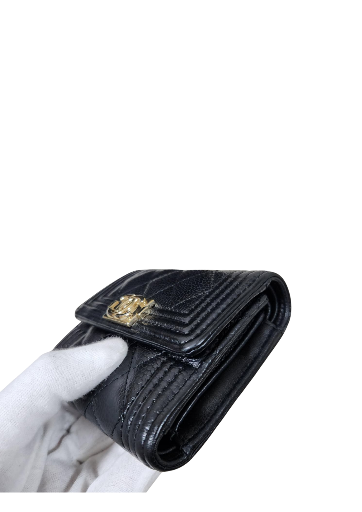 CHANEL Boy Chanel Small Flap Wallet