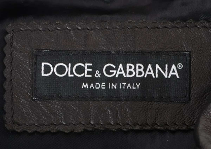 DOLCE & GABBANA Lambskin Leather Jacket