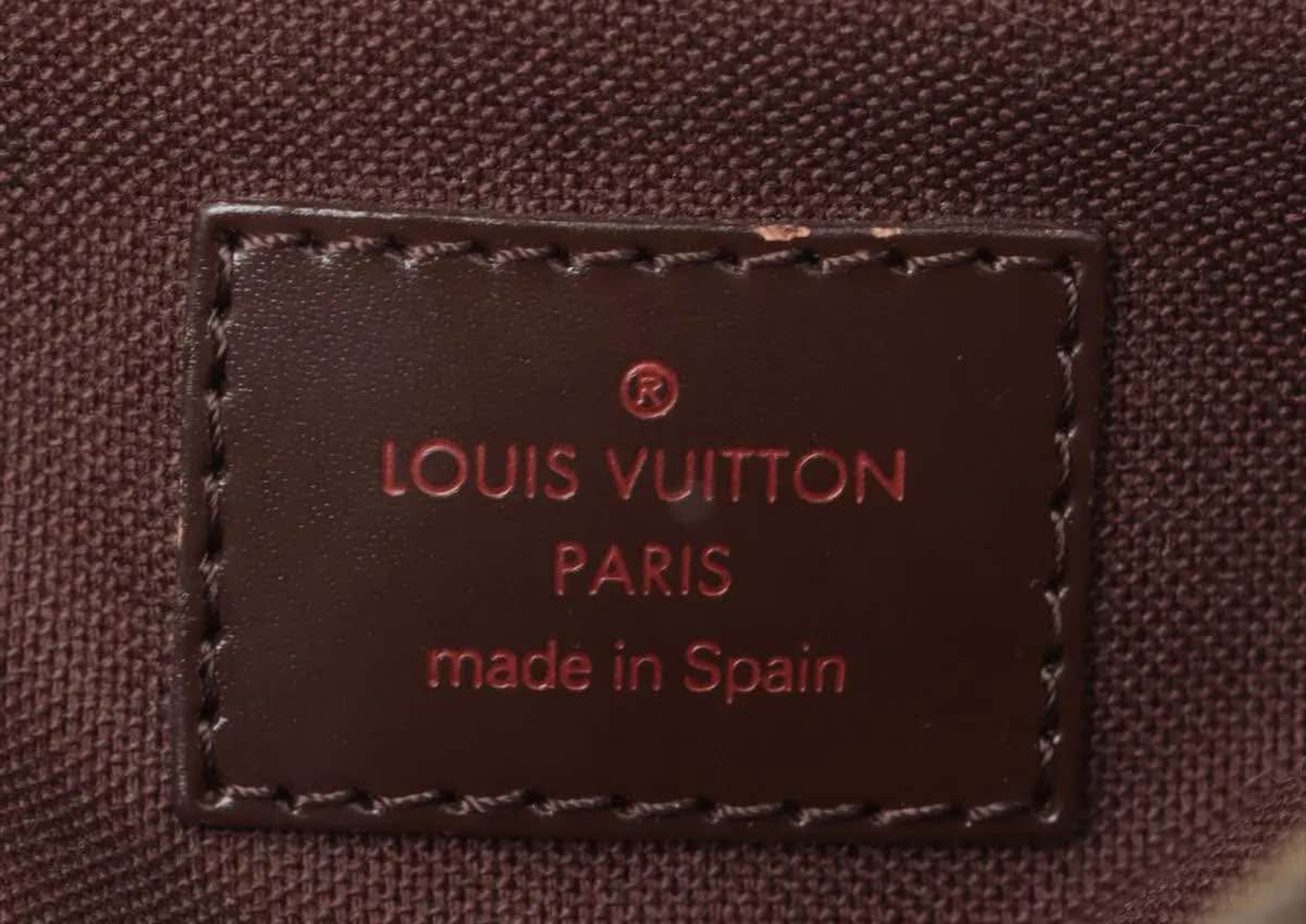 LOUIS VUITTON Damier Geronimos Ebene Shoulder Bag