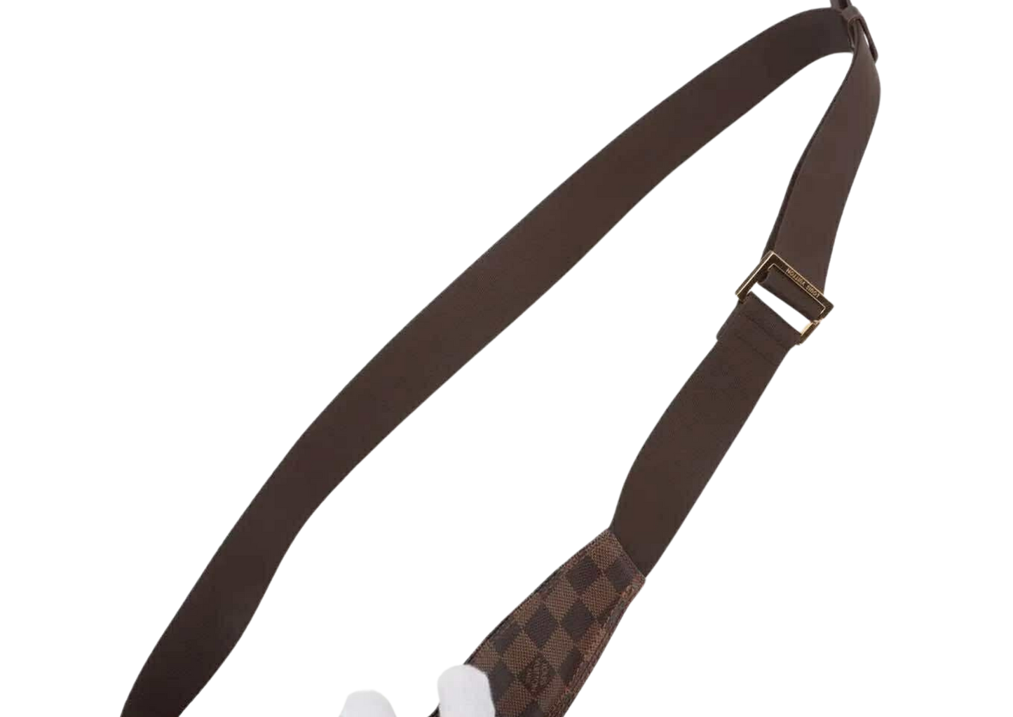 LOUIS VUITTON Damier Geronimos Ebene Shoulder Bag