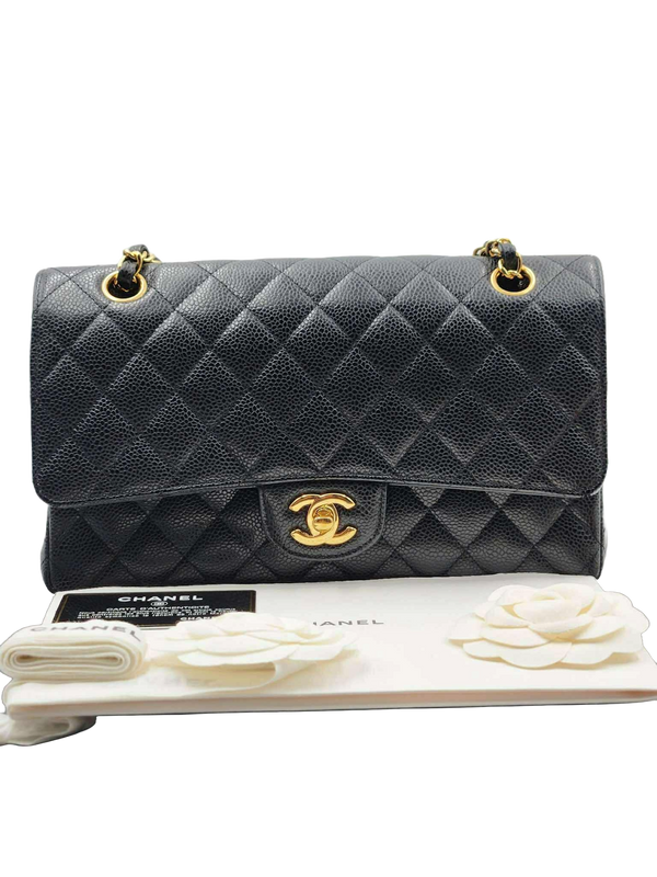 CHANEL Classic Medium Double Flap Caviar