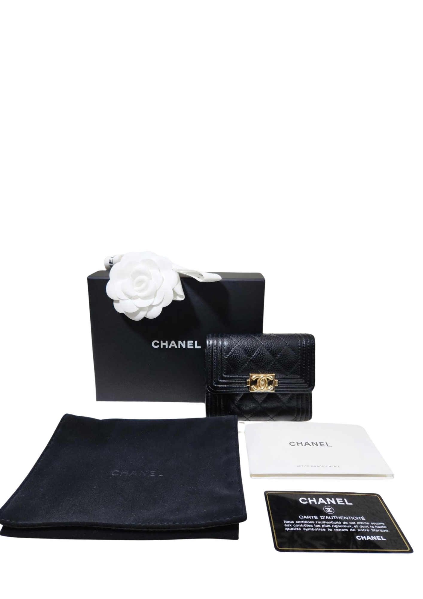 CHANEL Boy Chanel Small Flap Wallet