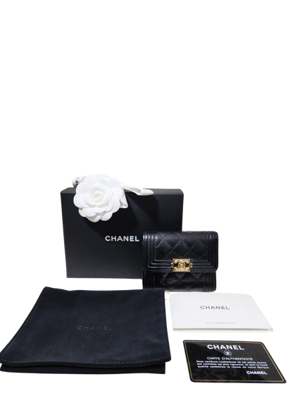 CHANEL Boy Chanel Small Flap Wallet
