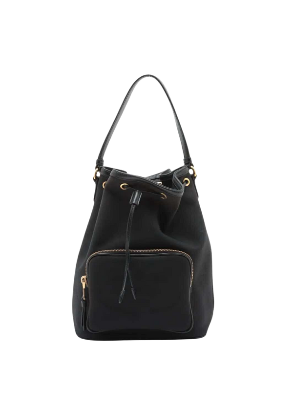 PRADA Logo Jacquard 2Way Shoulder Bag